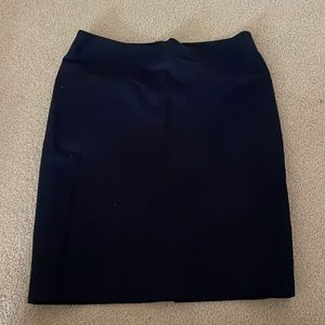 Navy blue pencil skirt